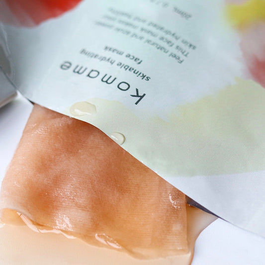 komame スキナブルハイドレーティングフェイスマスク(5枚入り)